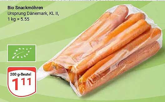 Bio Snackmöhren
