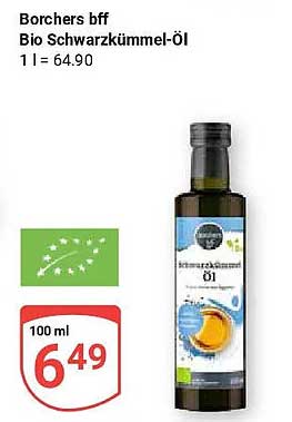 Borchers bff Bio Schwarzkümmel-Öl