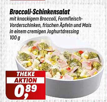 Broccoli-Schinkensalat