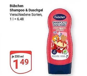 Bübchen Shampoo & Duschgel Verschiedene Sorten, 1 l = 6.48
