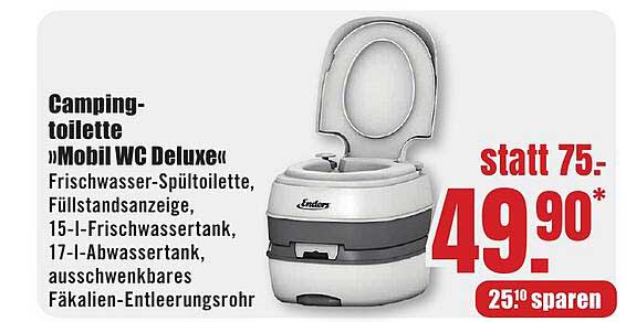 Camping-toilette »Mobil WC Deluxe«