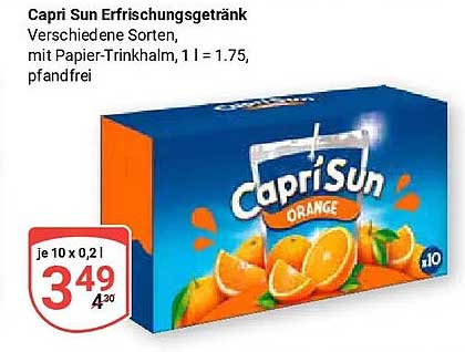 Capri Sun Erfrischungsgetränk