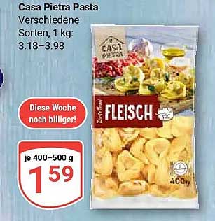 Casa Pietra Pasta Verschiedene Sorten, 1 kg: 3.18–3.98