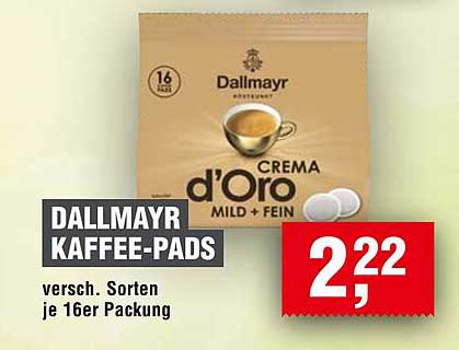 DALLMAYR KAFFEE-PADS