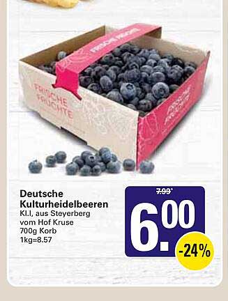 Deutsche Kulturheidelbeeren