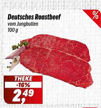 Deutsches Roastbeef vom Jungbullen 100 g
