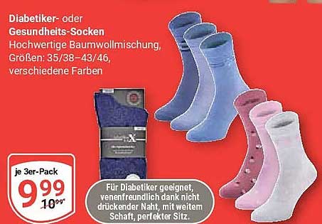 Diabetiker- oder Gesundheits-Socken