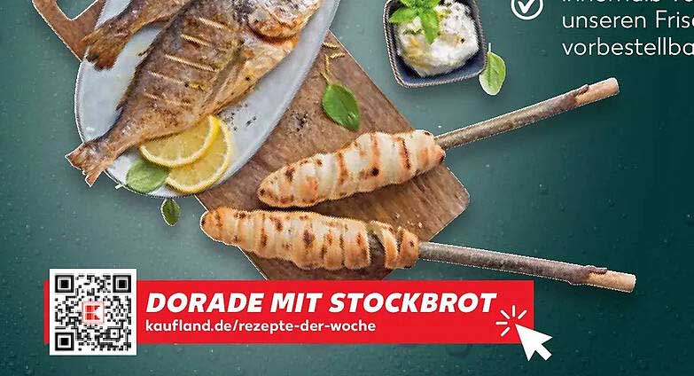 DORADE MIT STOCKBROT
