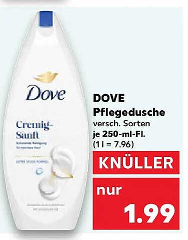 DOVE Pflegedusche versch. Sorten je 250-ml-Fl. (1 l = 7.96)