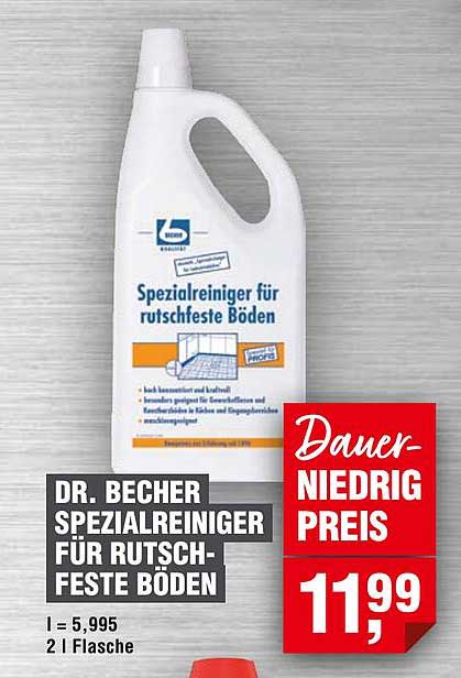 DR. BECHER SPEZIALREINIGER FÜR RUTSCHFESTE BÖDEN