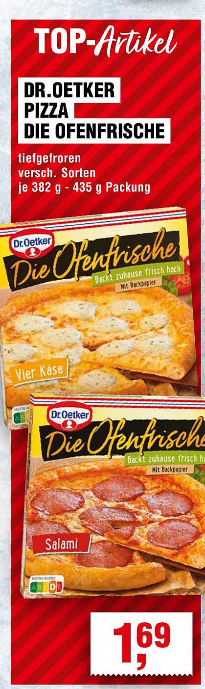 DR. OETKER PIZZA DIE OFENFRISCHE