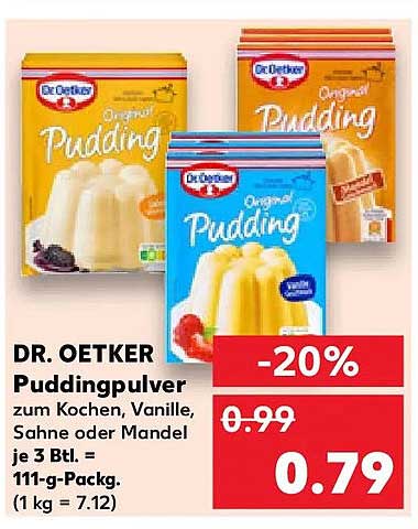 DR. OETKER Puddingpulver