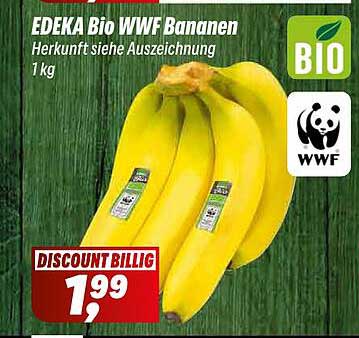 EDEKA Bio WWF Bananen