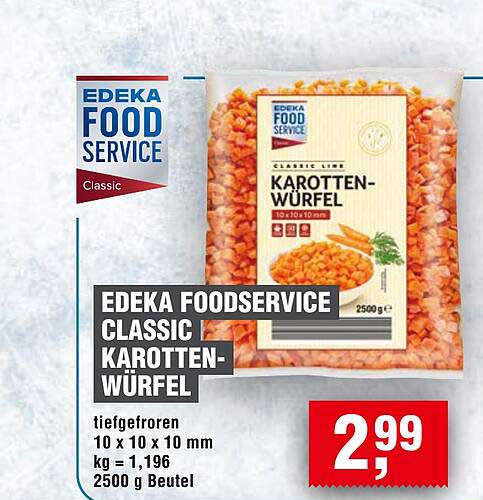 EDEKA FOODSERVICE CLASSIC KAROTTEN-WÜRFEL