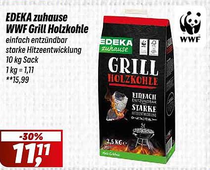 EDEKA zuhause WWF Grill Holzkohle
