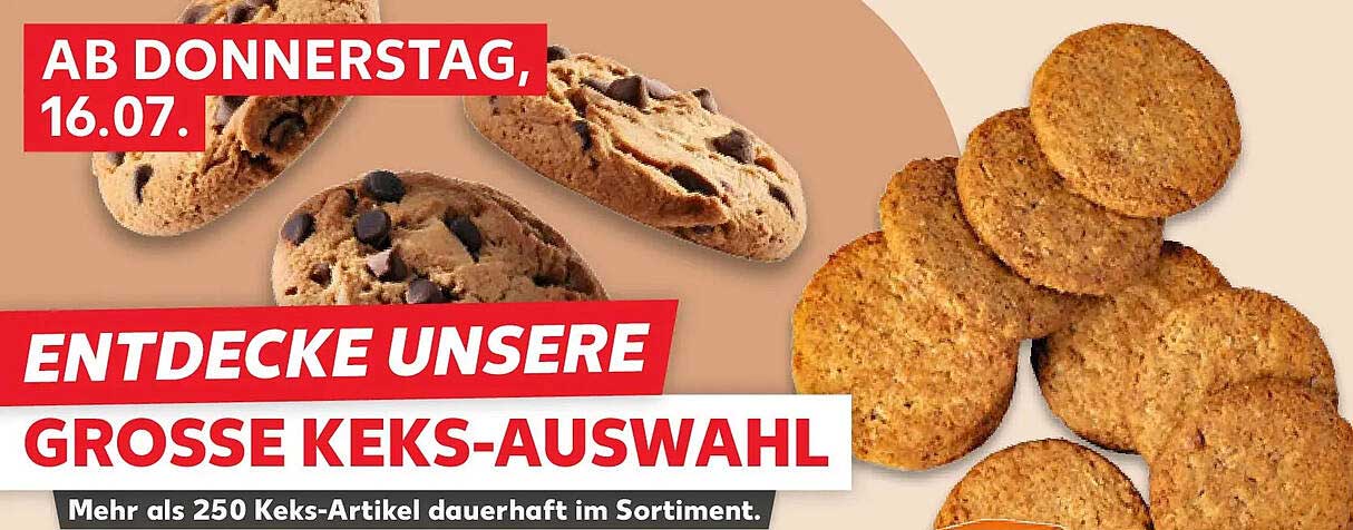 ENTDECKE UNSERE GROSSE KEKS-AUSWAHL
