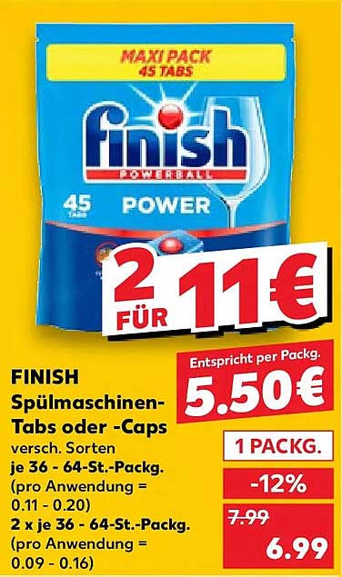 FINISH Spülmaschinen-Tabs oder -Caps