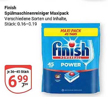 Finish Spülmaschinenreiniger Maxipack