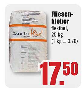 Fliesen-kleber flexibel, 25 kg (1 kg = 0.70)