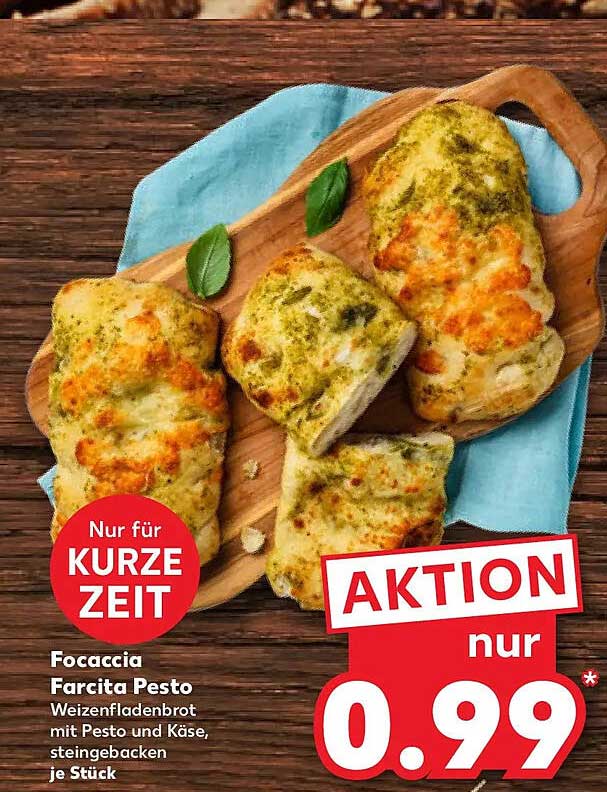Focaccia Farcita Pesto