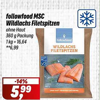 followfood MSC Wildlachs Filetspitzen