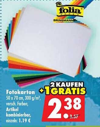 Fotokarton 50 x 70 cm, 300 g/m², versch. Farben, Artikel kombinierbar