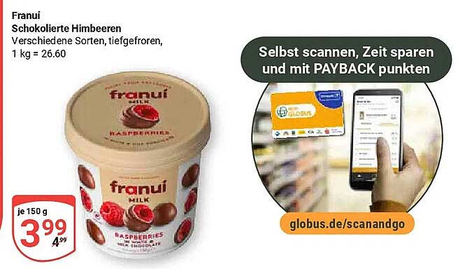 Franuí Schokolierte Himbeeren
