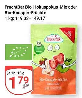 FruchtBar Bio-Hokuspokus-Mix oder Bio-Knusper-Früchte