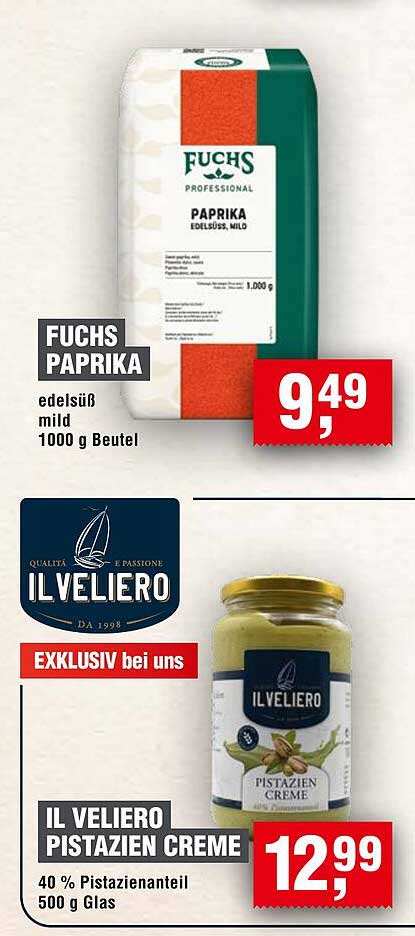 FUCHS PAPRIKA edelsüß mild 1000 g Beutel