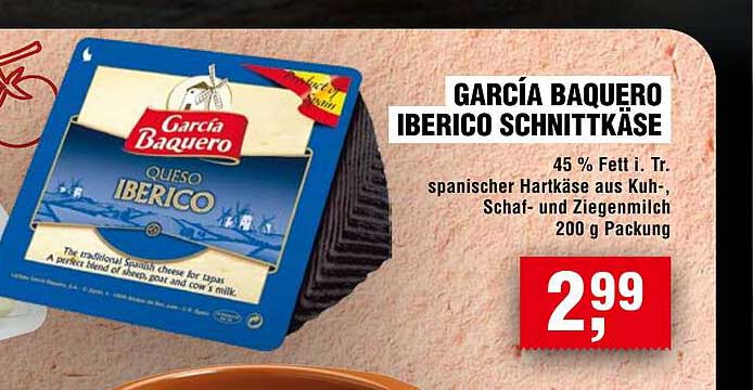 GARCÍA BAQUERO IBERICO SCHNITTKÄSE