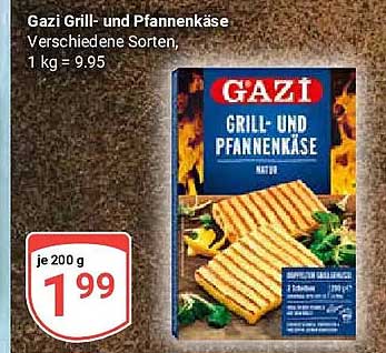 Gazi Grill- und Pfannenkäse Verschiedene Sorten, 1 kg = 9,95