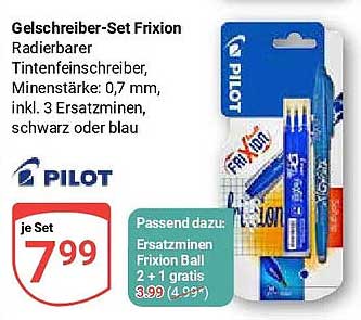 Gelschreiber-Set Frixion