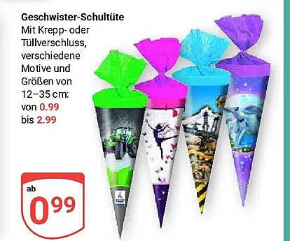 Geschwister-Schultüte