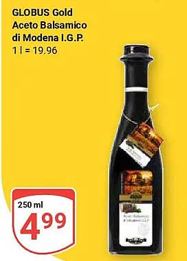 GLOBUS Gold Aceto Balsamico di Modena I.G.P.