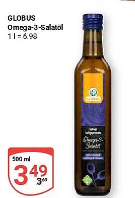 GLOBUS Omega-3-Salatöl