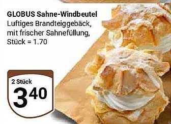 GLOBUS Sahne-Windbeutel
