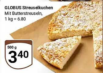 GLOBUS Streuselkuchen