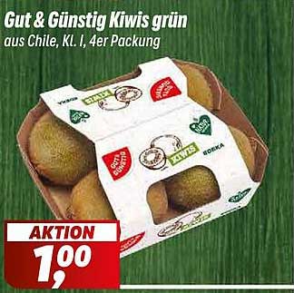 Gut & Günstig Kiwis grün