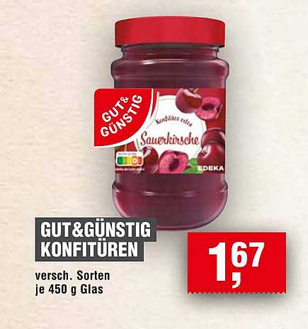 GUT & GÜNSTIG KONFITÜREN