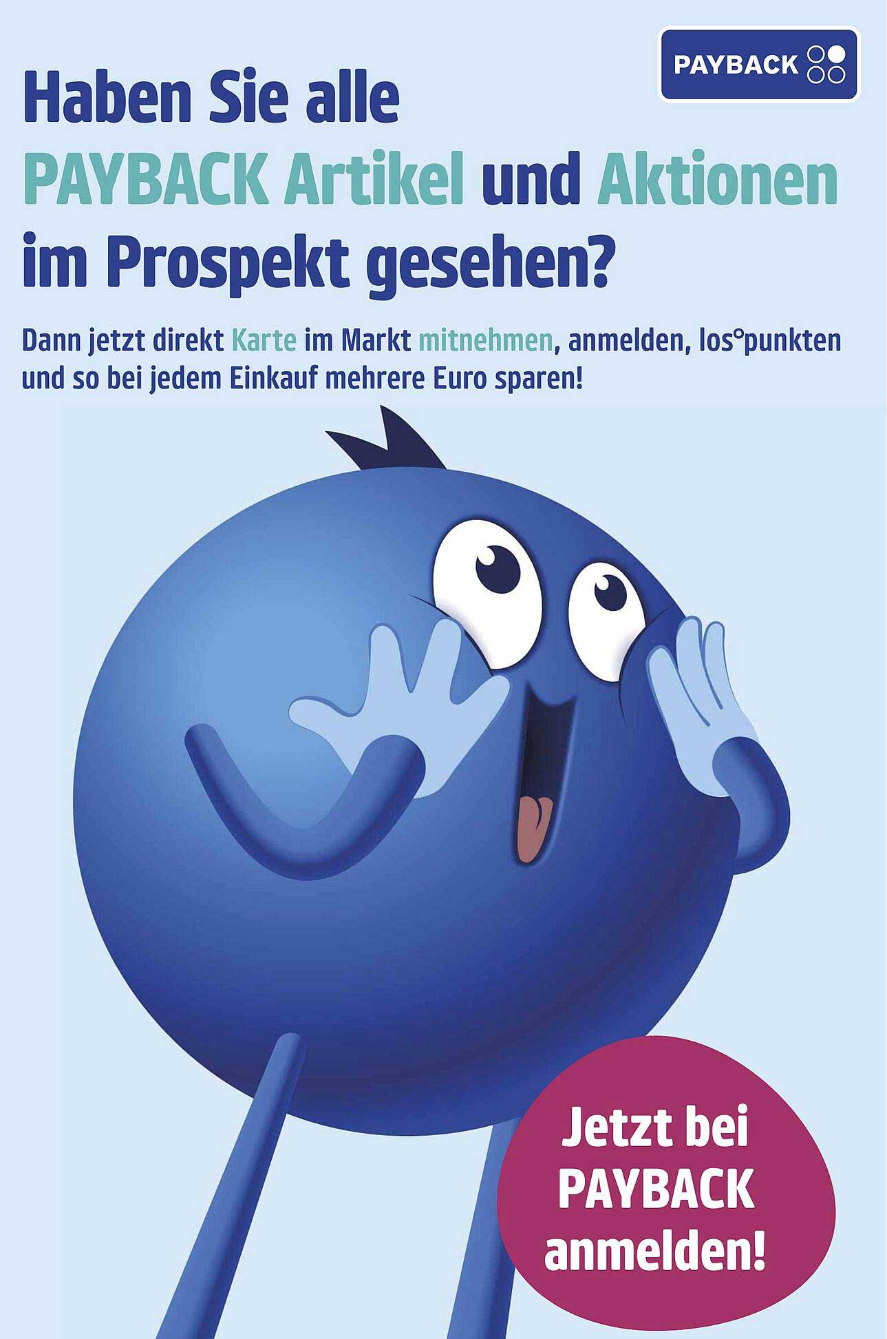 Haben Sie alle PAYBACK Artikel und Aktionen im Prospekt gesehen?