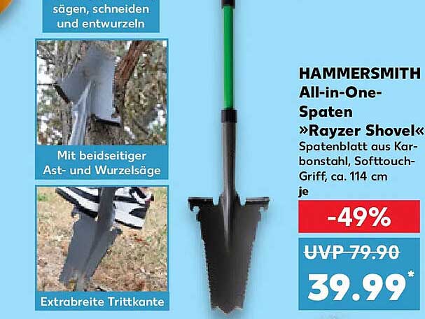 HAMMERSMITH All-in-One-Spaten »Rayzer Shovel«