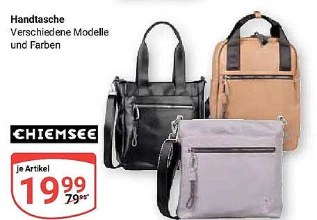 Handtasche Verschiedene Modelle und Farben
