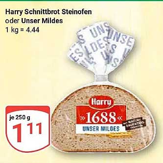 Harry Schnittbrot Steinofen oder Unser Mildes