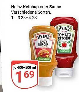 Heinz Ketchup oder Sauce