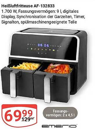 Heißluftfritteuse AF-132833