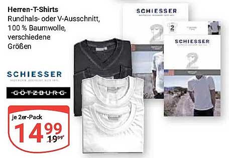 Herren-T-Shirts Rundhals- oder V-Ausschnitt, 100 % Baumwolle, verschiedene Größen