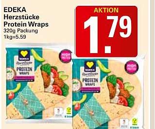 Herzstücke Protein Wraps 320g Packung 1kg=5.59