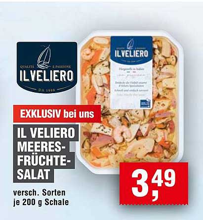 IL VELIERO MEERES-FRUCHTE-SALAT