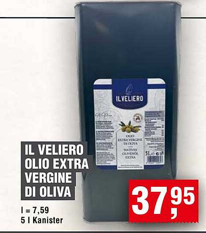 IL VELIERO OLIO EXTRA VERGINE DI OLIVA
