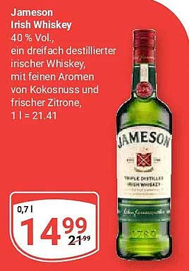 Jameson Irish Whiskey